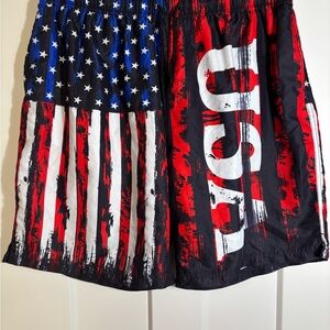 Patriotic‎ USA Flag Swim Shorts